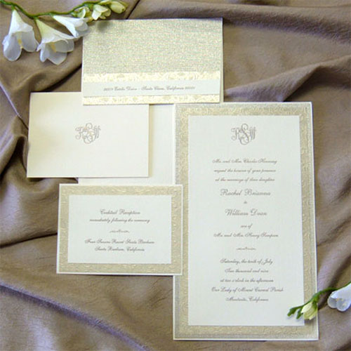 c'est papier wedding invitation