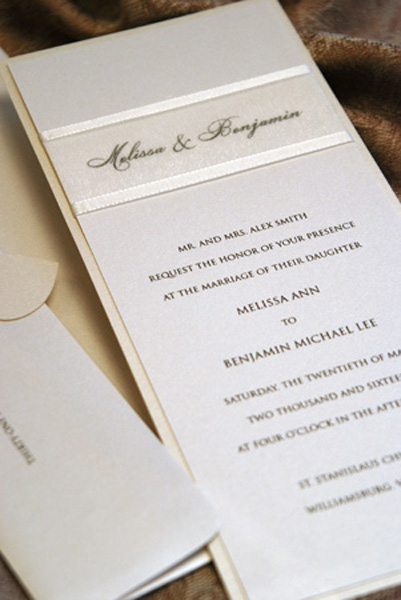 michaels wedding invitation