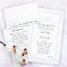 C'est Papier wedding invitation 827